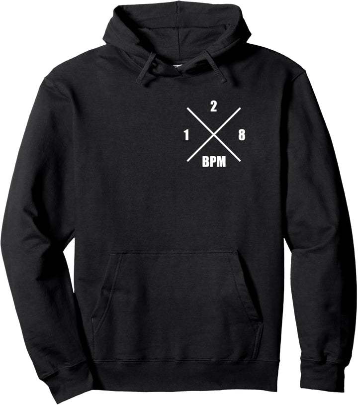 Techno 128 Bpm Rave Pullover Hoodie