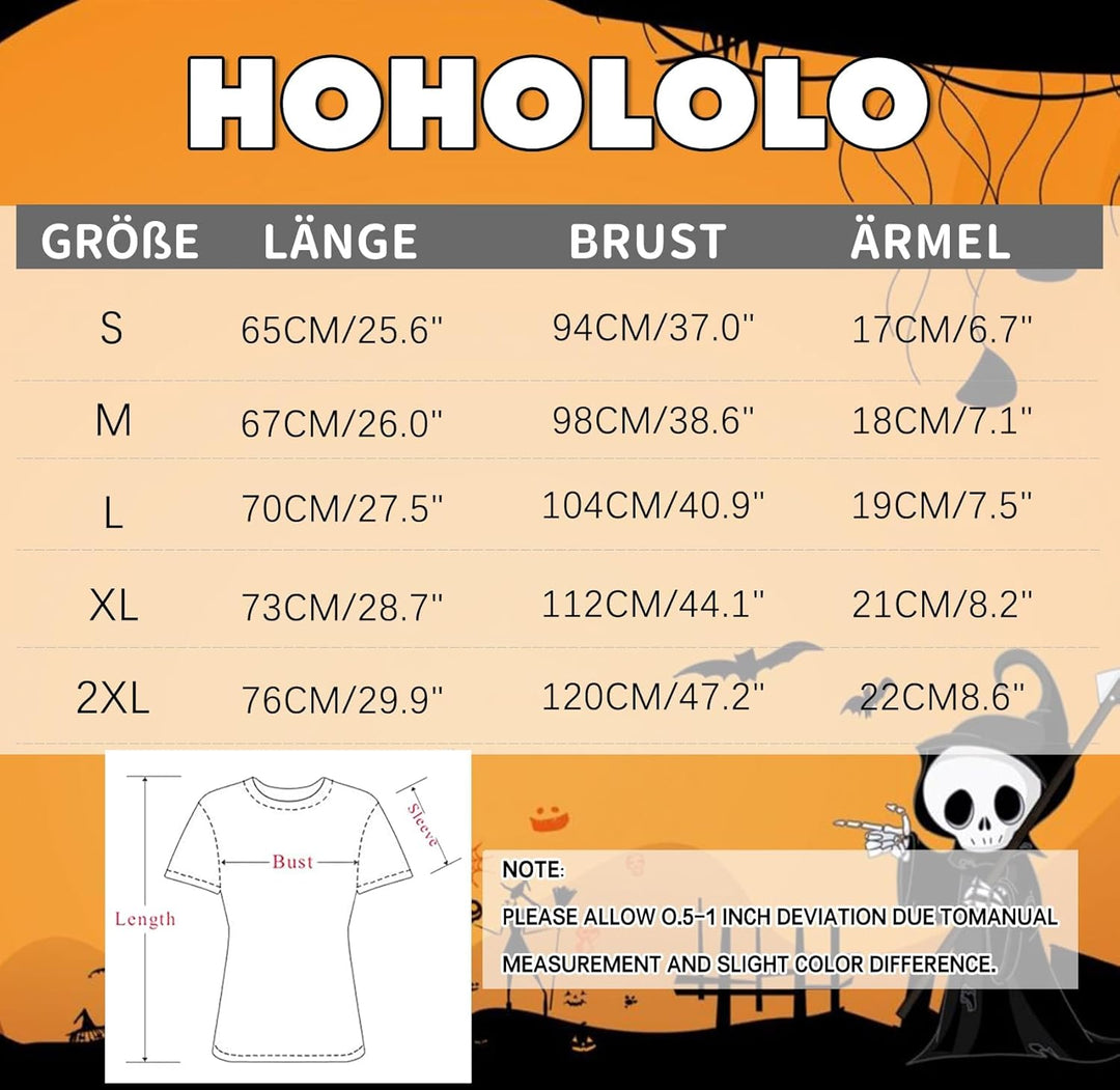 Damen Halloween KüRbisgesicht T-Shirt Frauen KüRbis Shirt Herbst Karneval Shirts L Orange2, L Orange