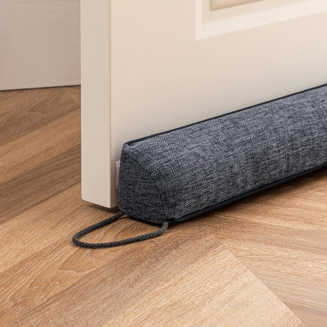 HBselect Zugluftstopper für Türen 81cm, Rechteckiger Winkel Türdichtung Unten, Zugluftstopper Windst