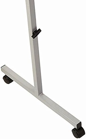 NRS Healthcare M99394 verstellbarer, ergonomisch angepasster Betttisch mit feststellbaren Rollen