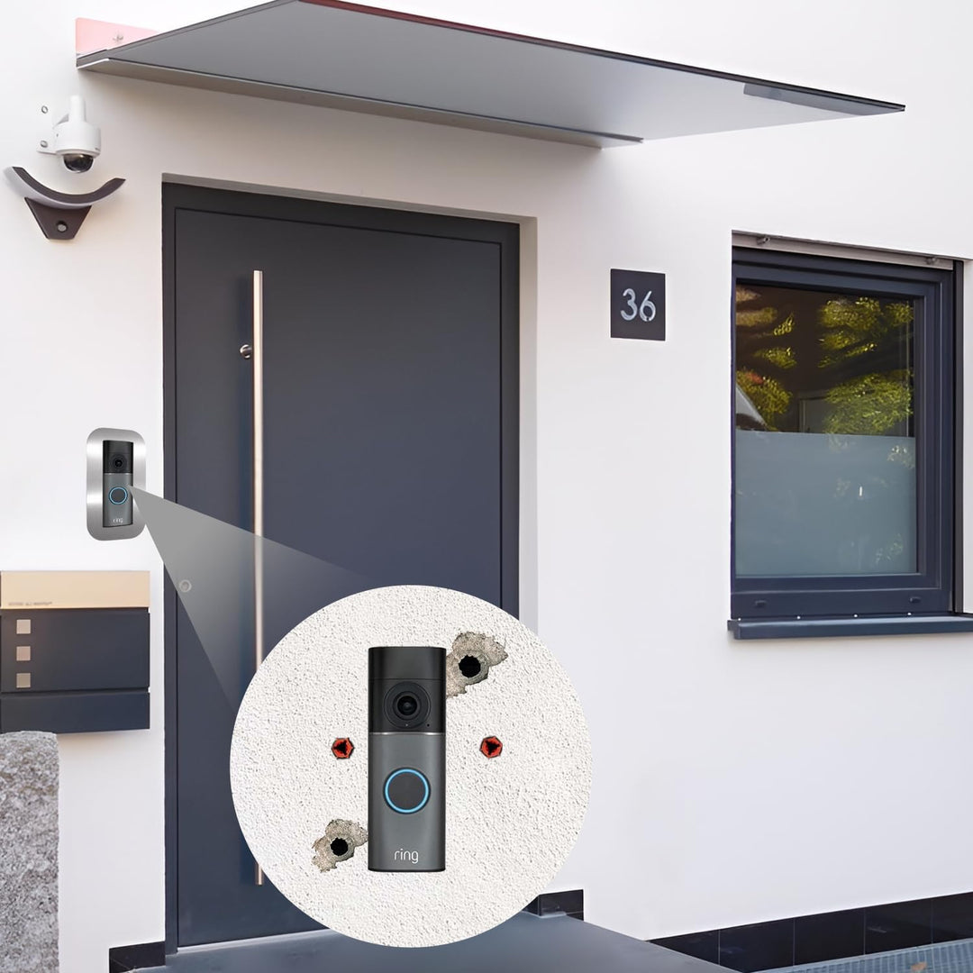 Edelstahl Blende für Ring Videotürklingel/Video Doorbell Wired Plus Kabel & Pro Kabel, Türklingel Ha