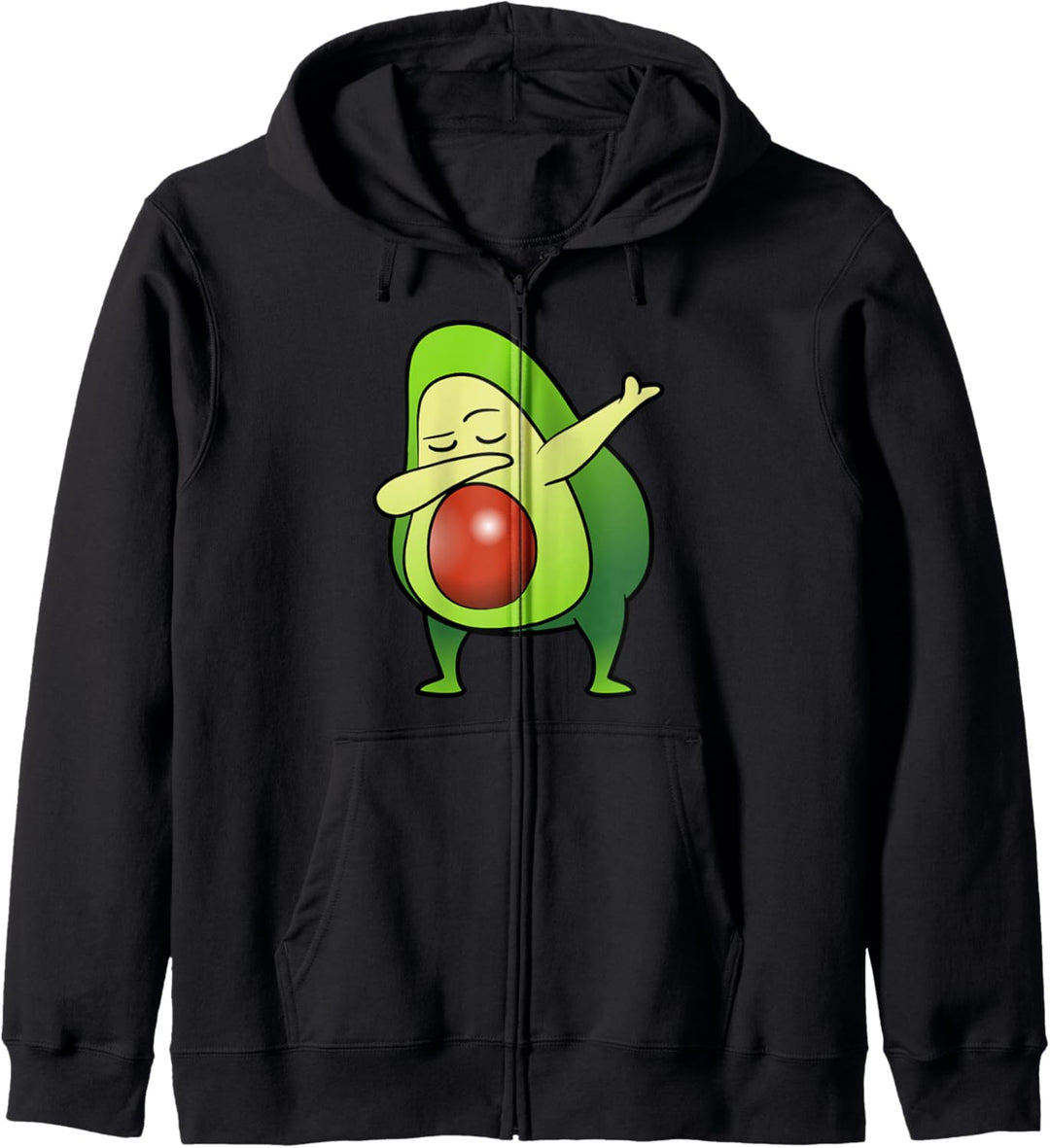 Dabbing Dab Avocado Obst Frucht Lustig Fun Musik Party Disco Kapuzenjacke