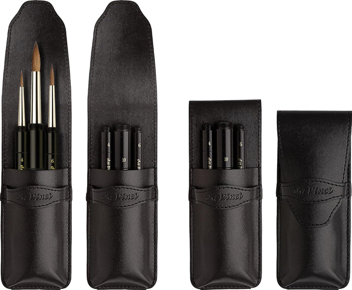 Da Vinci 5382-1503 Reisepinselset Rotmarder Aquarellpinsel, 2010-04-06 00:00:00 Kolinsky-Reise-Set 1
