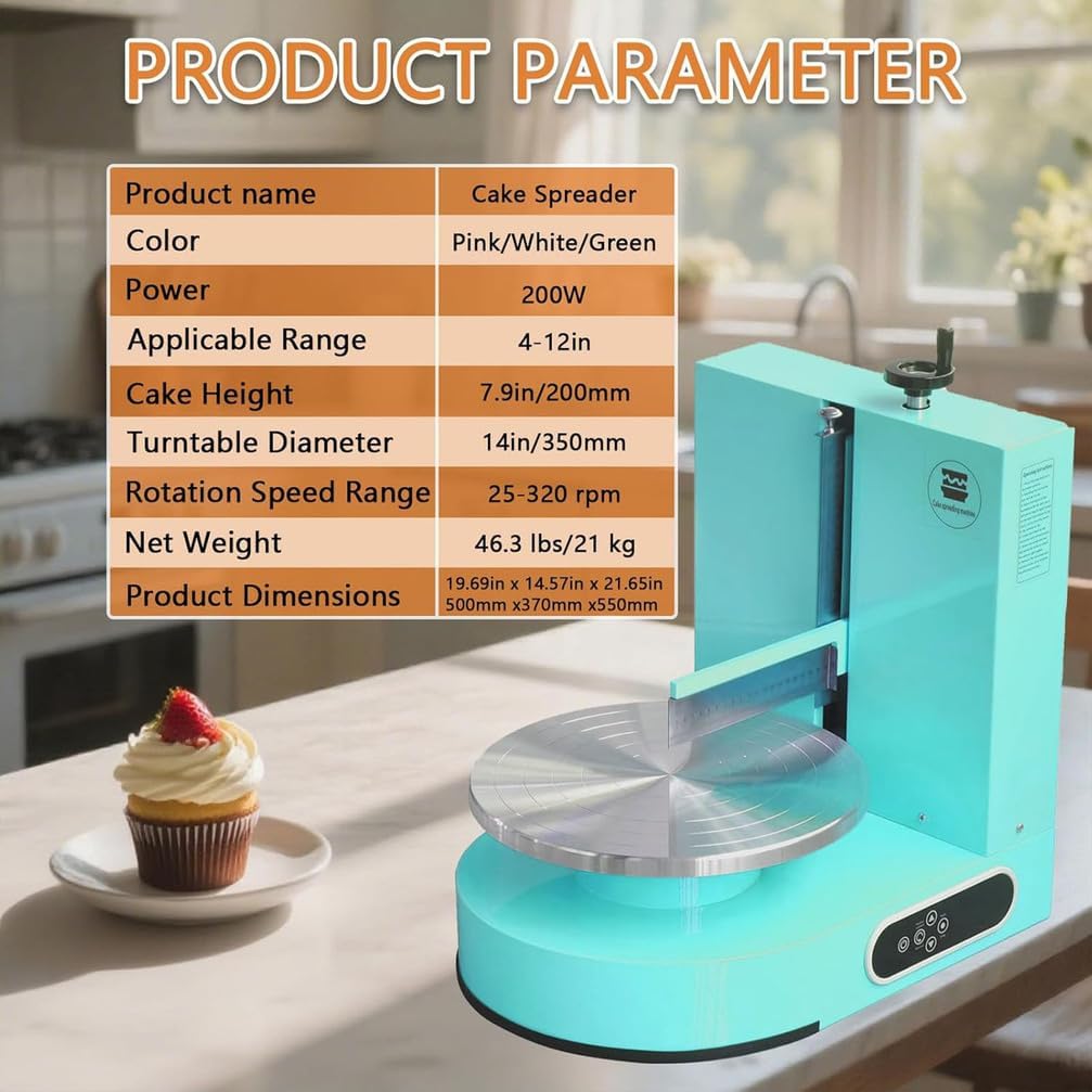 Einstellbare Tortencremestreichmaschine Tortendekorationsmaschine Wird zum Verteilen von Kuchencreme
