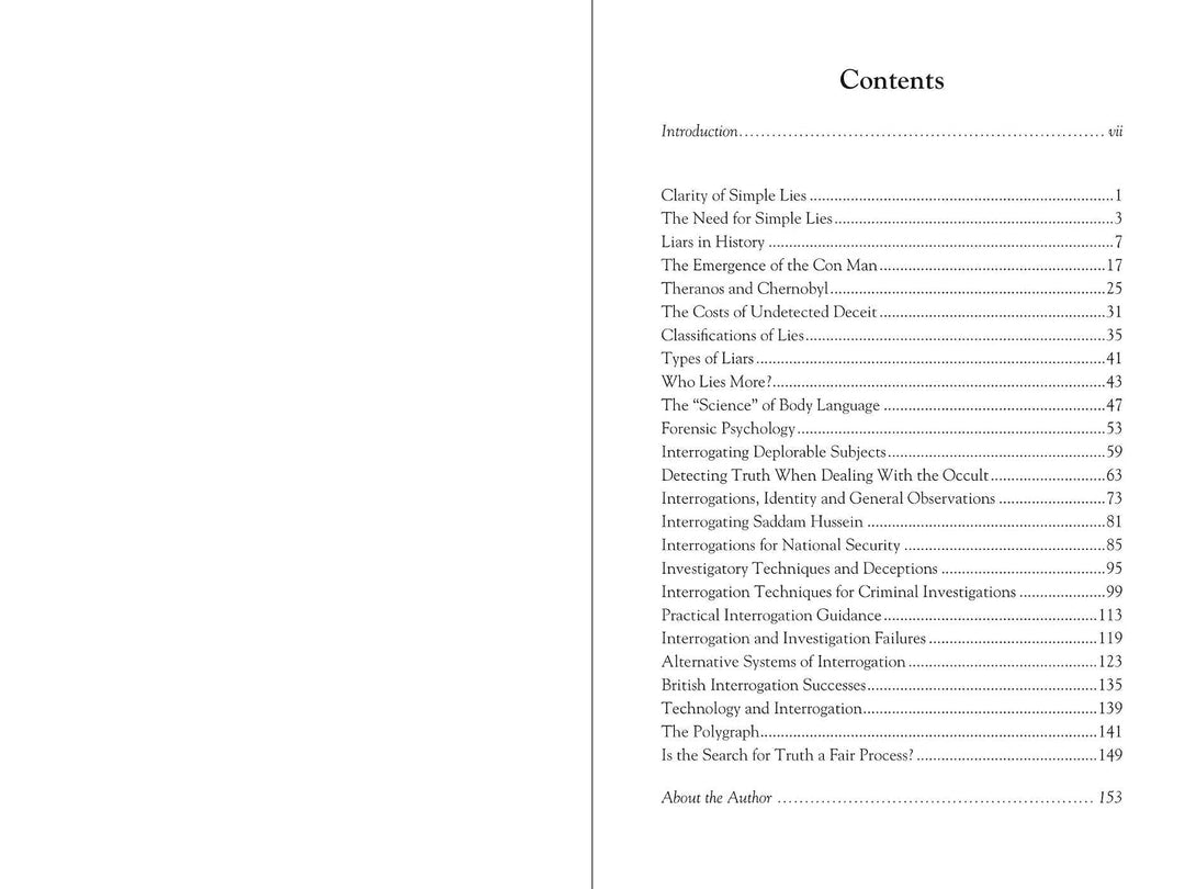 Lying and Lie Detection: A CIA Insider's Guide, Taschenbuch