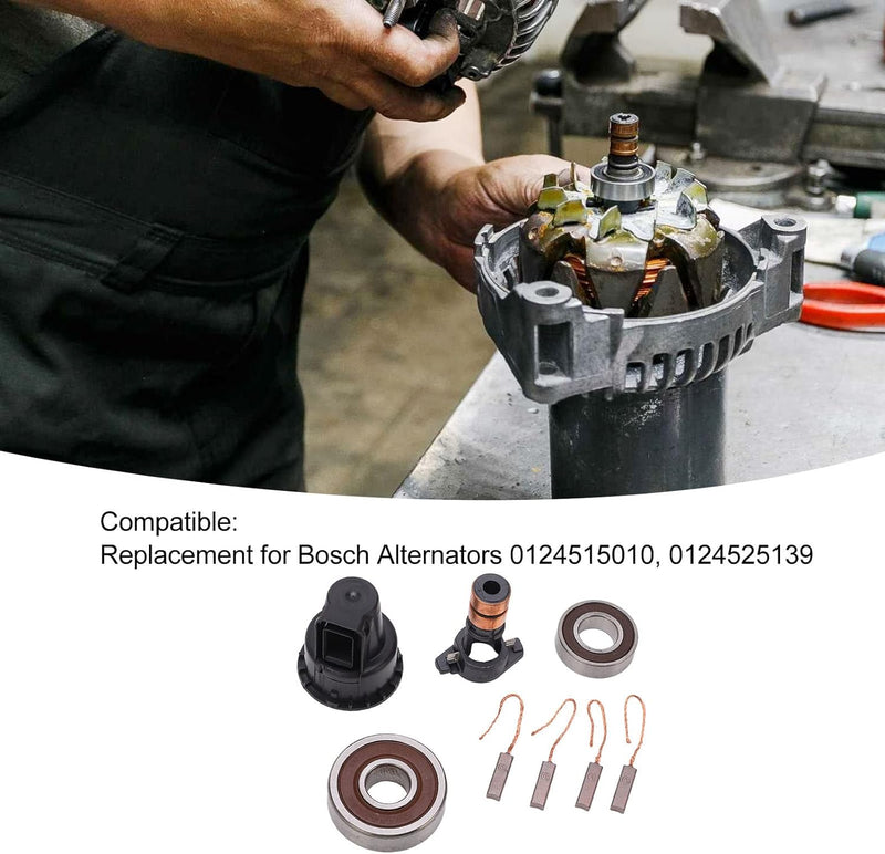 Lichtmaschine Reparatursatz Schleifringbürsten Lagersatz 230090 Ersatz für Bosch 0124515010 01245251