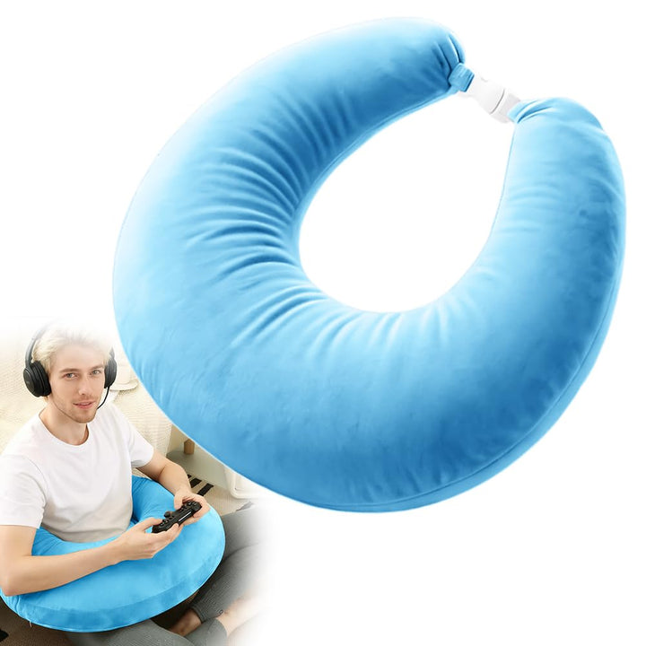 Lesekissen für Gaming, Yuragim Armlehne Unterstützung Bücherkissen, U-förmiges Lap Kissen Ergonomisc