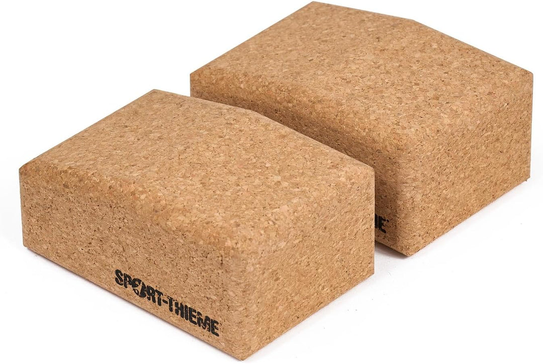 Sport-Thieme Handstandklötze Kork | Nachhaltiges Material, abgeschrägte Grifffläche | Leicht und for