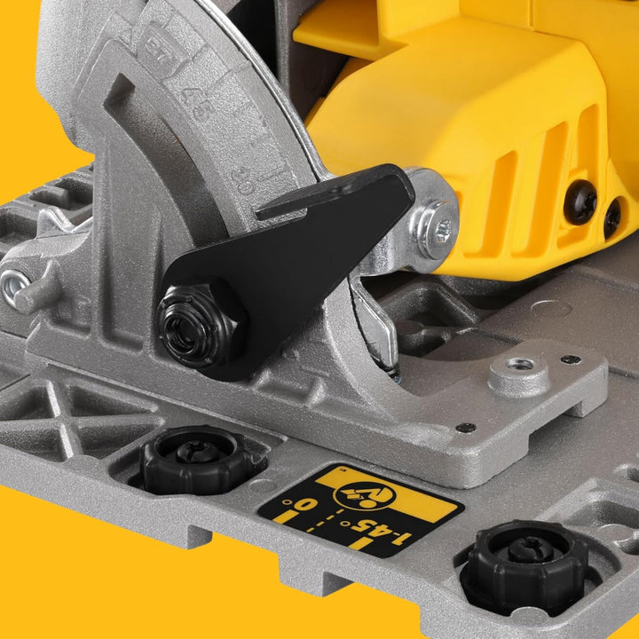 DEWALT 18V Akku-Handkreissäge DCS572NT (bürstenlos, 58 mm Schnitttiefe, mit Spindelarretierung, inte