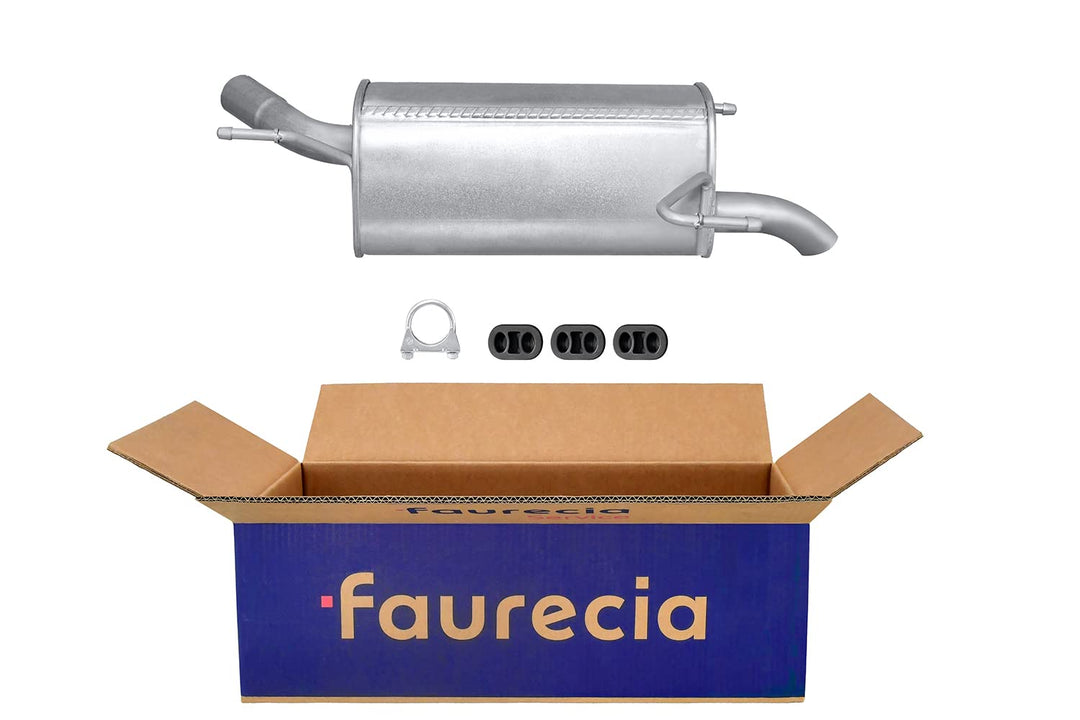 HELLA 8LD 366 031-261 Endschalldämpfer - Easy2Fit Kit - hinten - einteilig - Set mit Anbauteilen