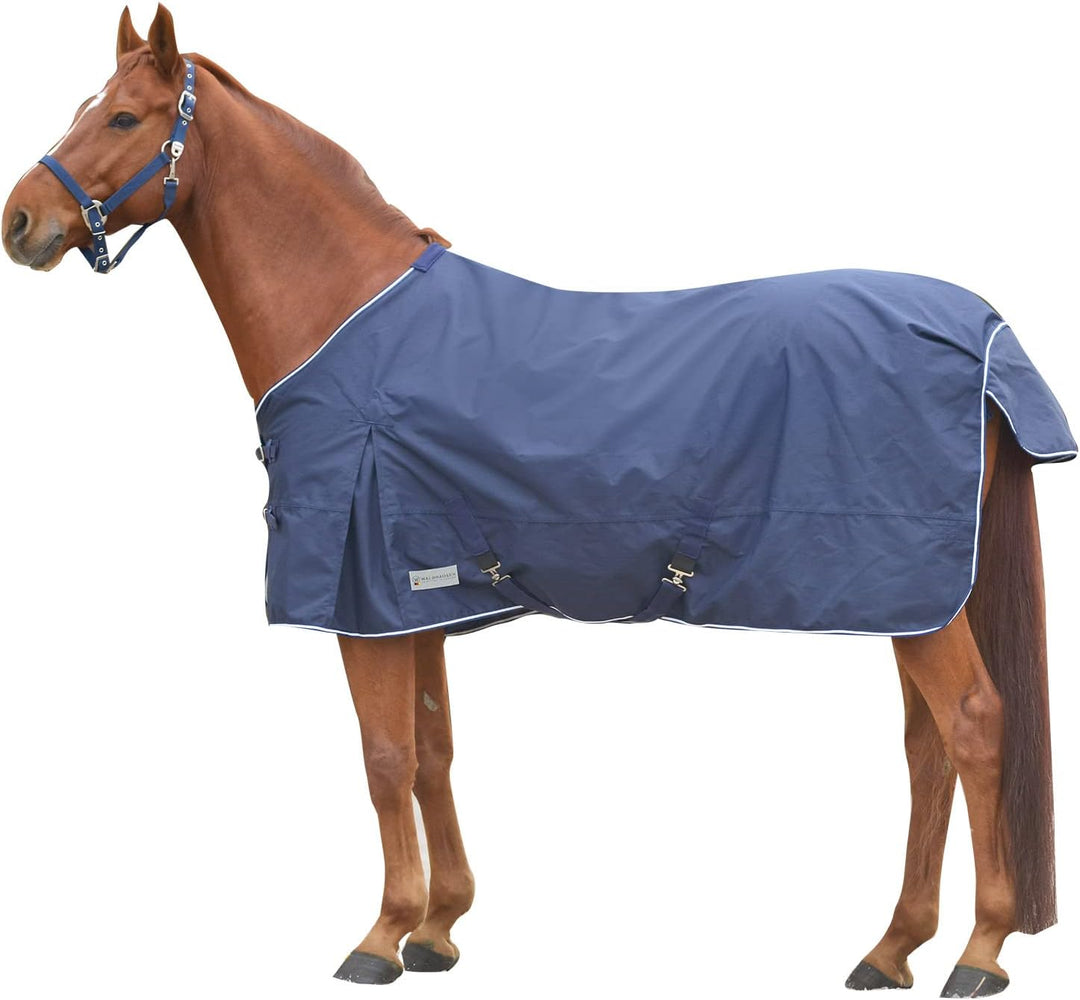 WALDHAUSEN Comfort Regendecke mit Kreuzbegurtung, Nachtblau, 135 cm, 135 cm, blau marine Rückenlänge