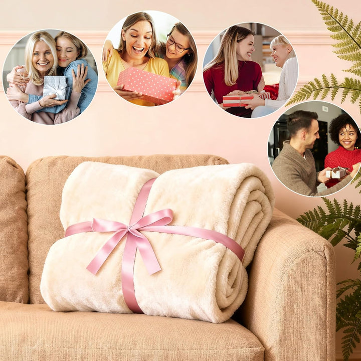Geschenke für Frauen Männer, Flanelldecke Geburtstagsgeschenk für Freundin