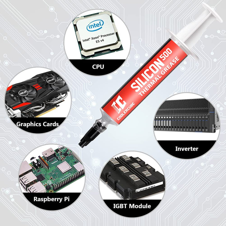 Wärmeleitpaste, 12 g CPU-Wärmeleitpaste, Kühlkörperpaste für alle Kühler, CPU, GPU, IC-Prozessor, ko