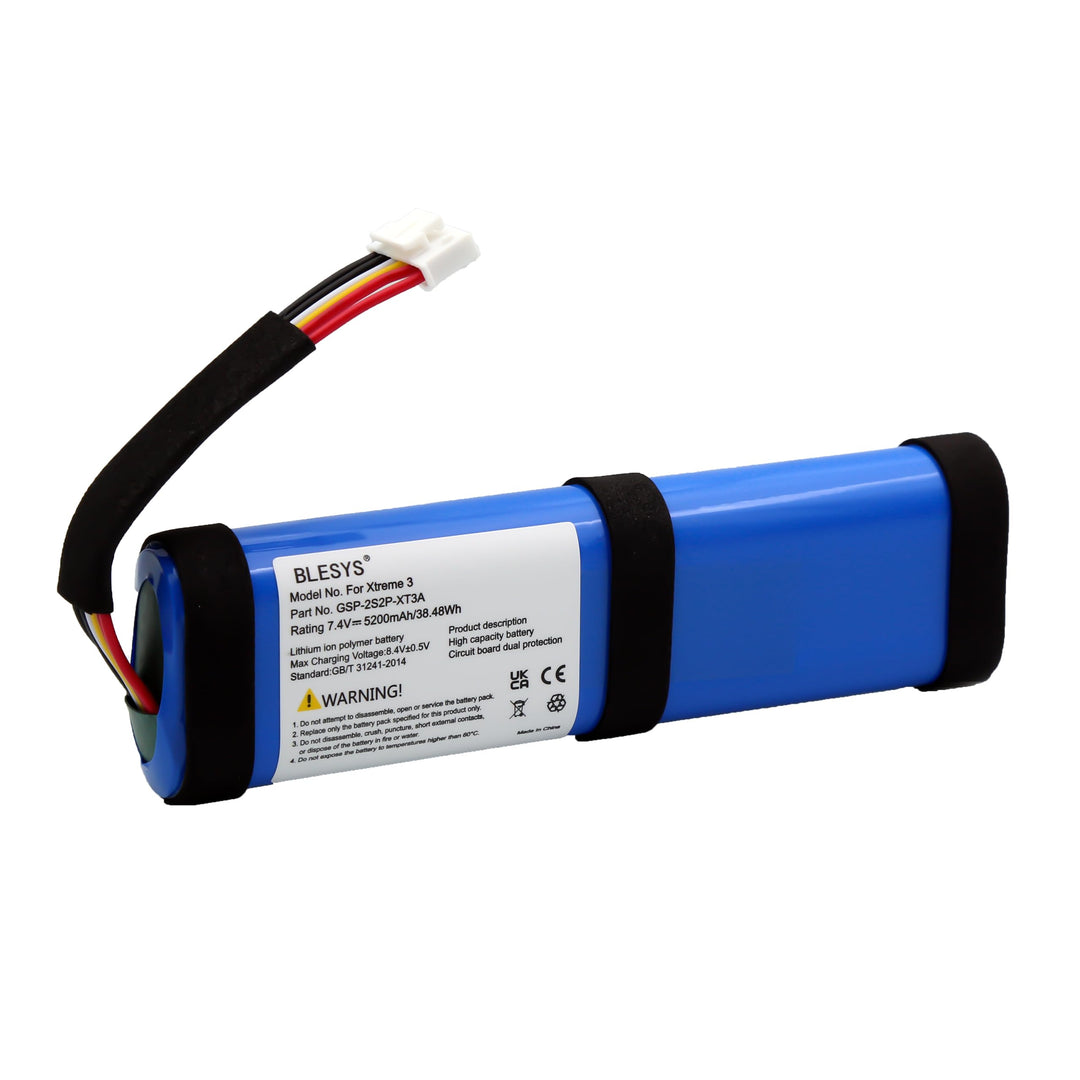 BLESYS Akku für JBL Xtreme 3rd Generation, 7.4V Li-ion GSP-2S2P-XT3A Akku für JBL Xtreme 3 Bluetooth