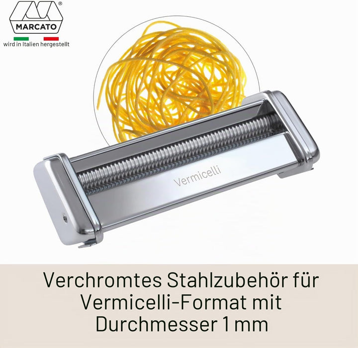 Marcato Zubehörteil für Atlas 150, Stahl, Silber, Vermicelli-23x20x16cm, Vermicelli