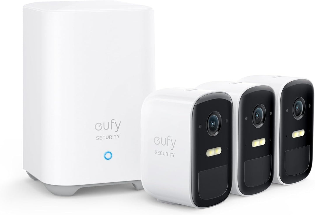 eufy Security eufyCam 2C, überwachungskamera aussen, 180 Tage Akku, HD 1080p, IP67 wetterfest, Nacht