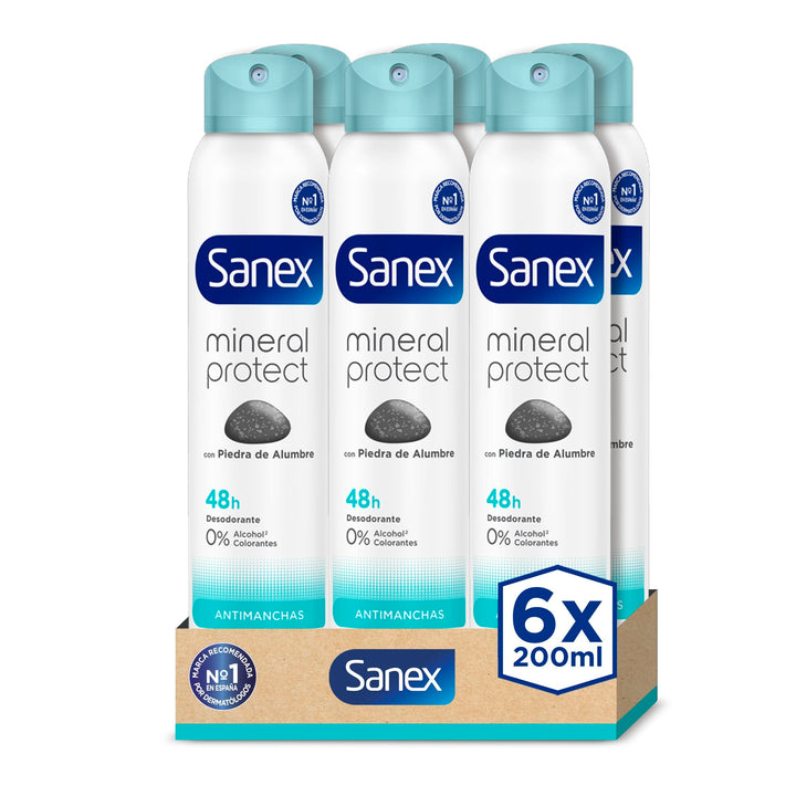 Sanex Natur Protect 0% Invisible Deodorant Vapo 200 ml Unisex