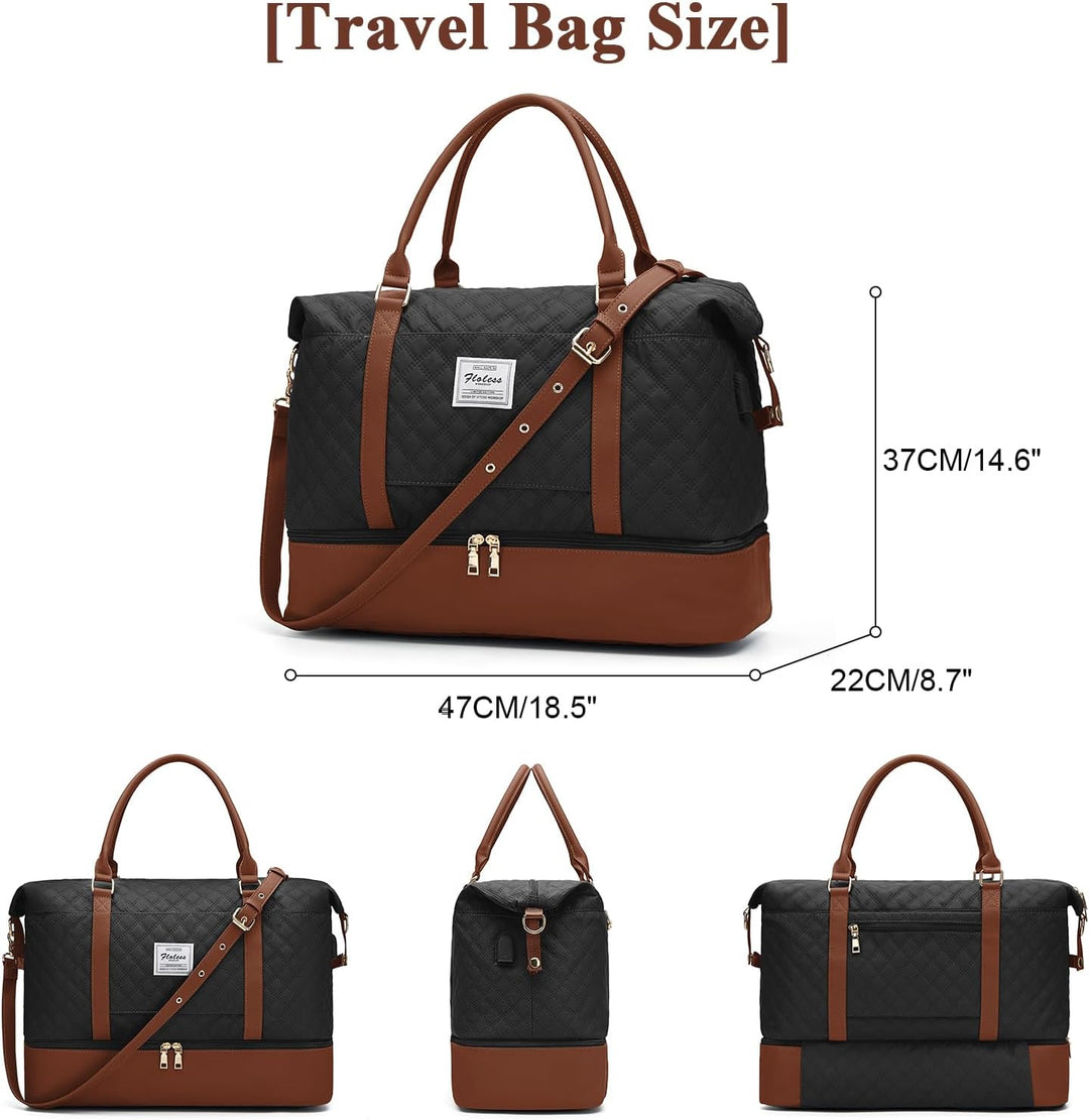 Reisetasche Damen Sporttasche Handgepäck Tasche Weekender Bag Schwimmtasche Wasserdicht Travel Bag D