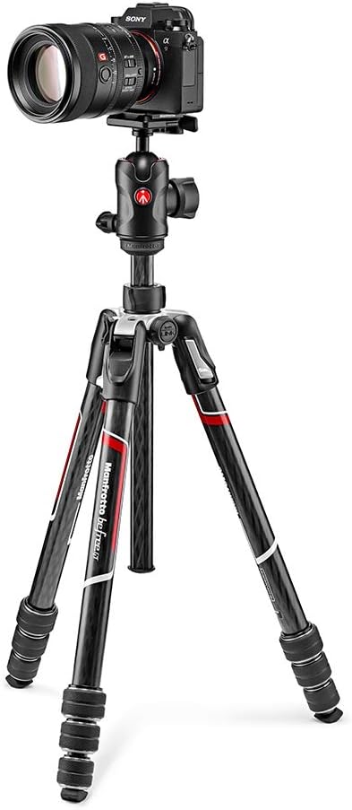 Manfrotto Befree Advanced GT PRO Kamerastativ Kit, Reisestativ Twist (Drehverschluss) mit Kugelkopf,
