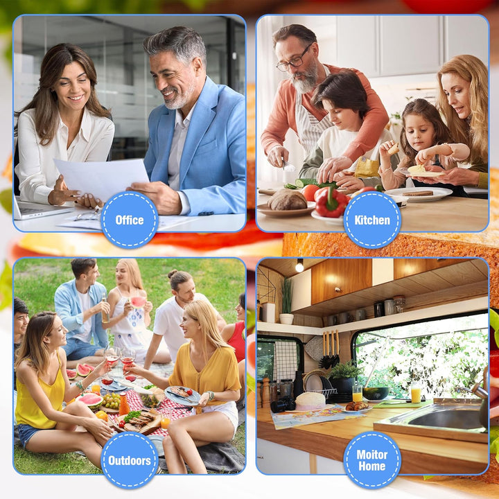 Sandwichmaker Mikrowellen, Sandwichtoaster 16 x 16 cm, Kontaktgrill Abnehmbare Platten und Silikonsc