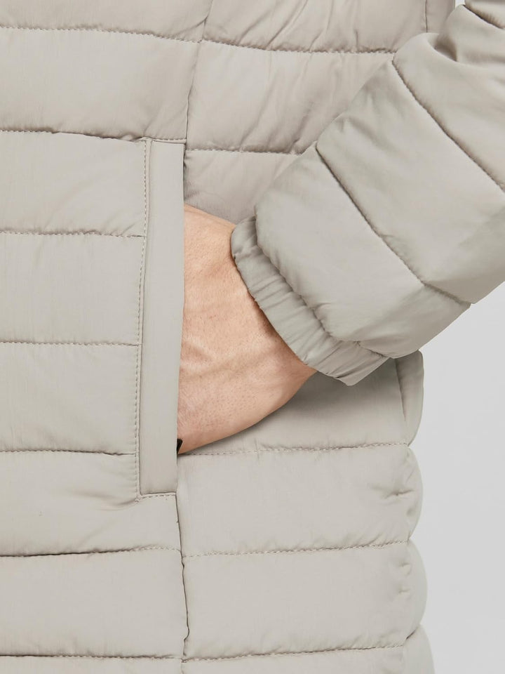 JACK & JONES Herren Leichte Steppjacke | Basic Übergangsjacke Wattiert | Blouson ohne Kapuze JJERECY