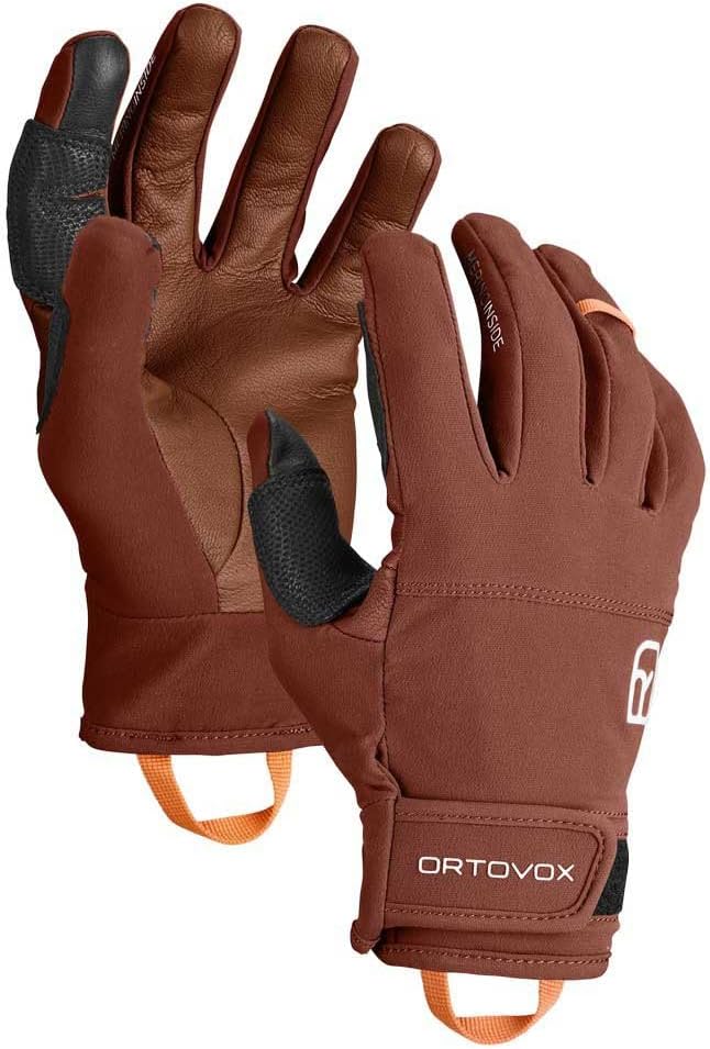 ORTOVOX Mens Tour Light Handschuhe S Ton / Orange, S Ton / Orange