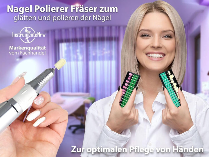 Power Fusspflegegerät Maniküre Pediküre Schleif-Gerät Fräser Komplettes Fusspflege-Set Maniküre-Set