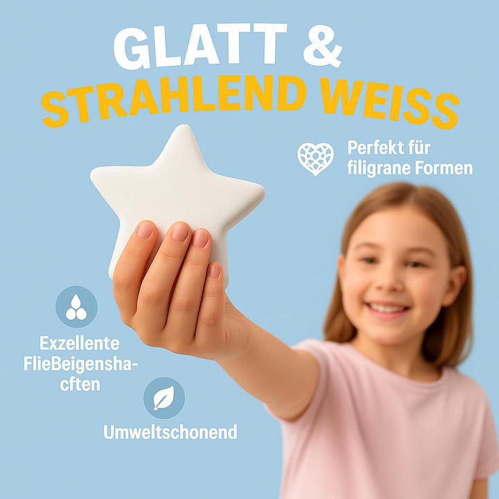 Seifenprofis Profiplast 200 Reliefgiesspulver 9 kg - extra weiss, Giesspulver, Giessmasse, Modellier