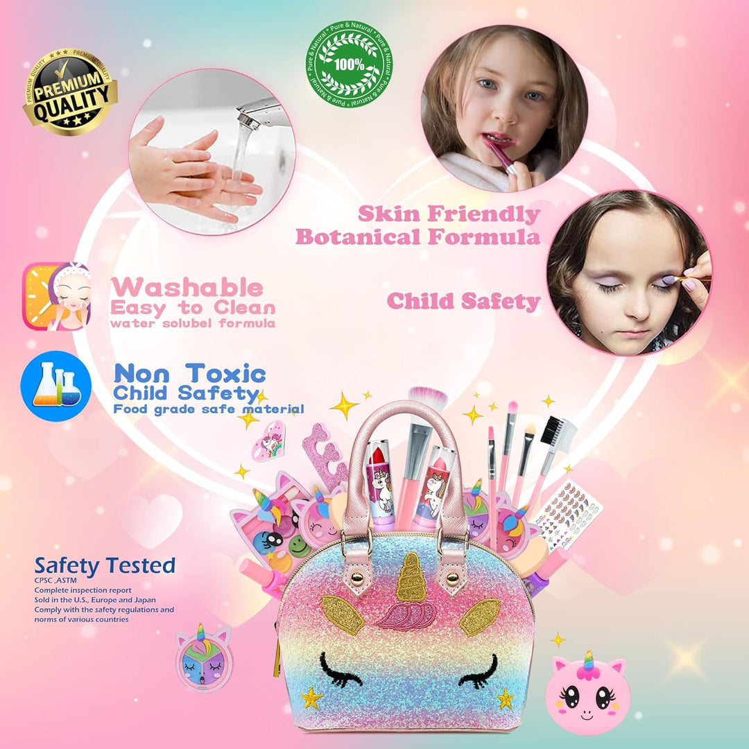 Kinderschminke Set M채dchen Kinder Make Up Set Kinder Schminkkoffer M채dchen Spielzeug,Kinder Schminks