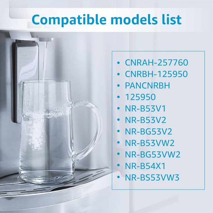 AQUACREST 257760 Kühlschrank Wasserfilter, Kompatibel mit CNRAH-257760, 125950, NR-B53V1 NR-B53V1-WB