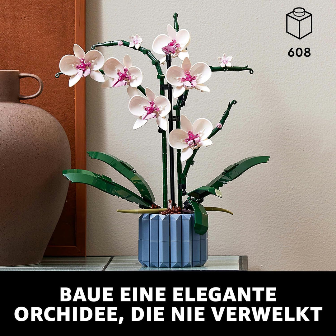 LEGO 10280 Icons Blumenstrauss, Künstliche Blumen & 10311 Icons Orchidee, Künstliche Pflanzen Set mi