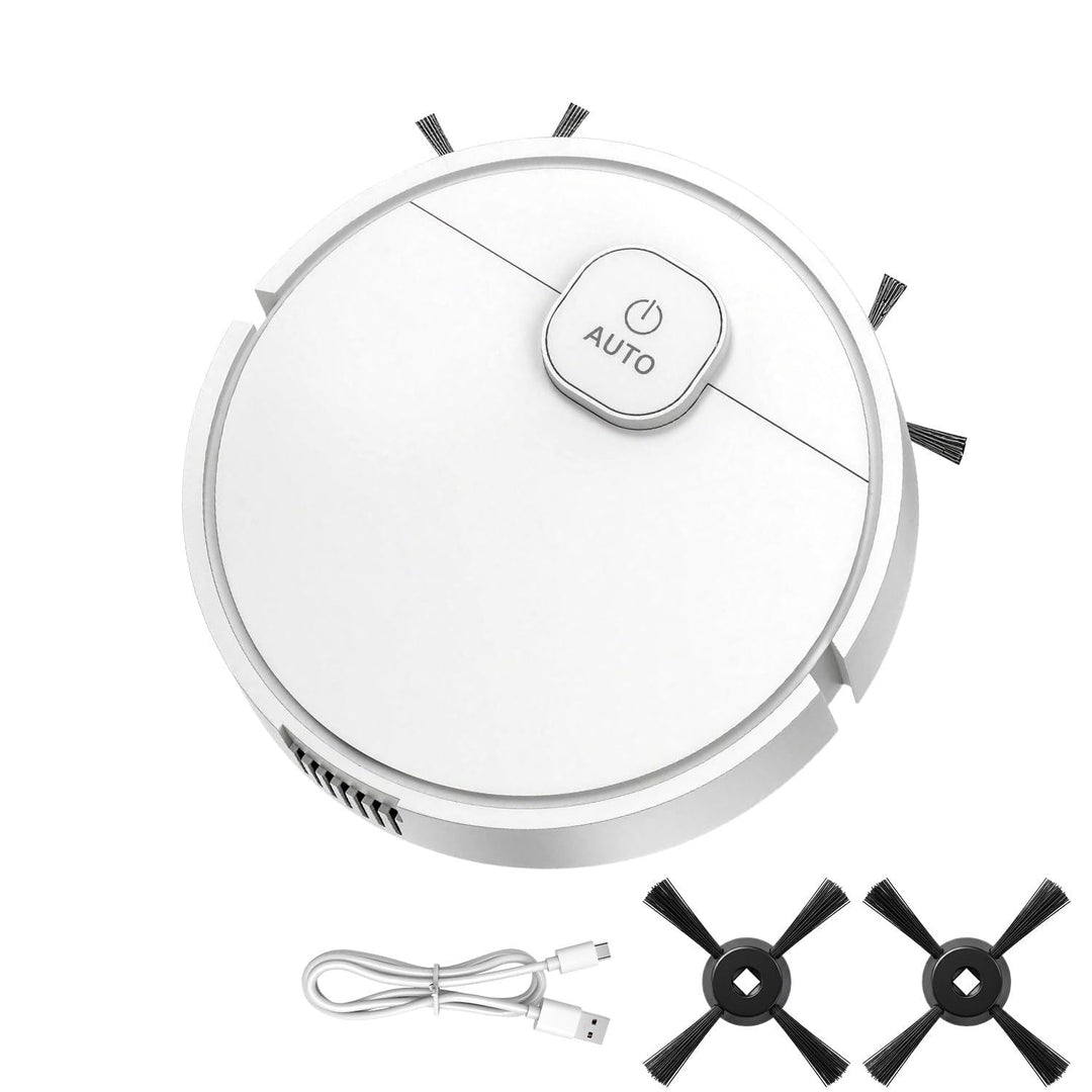 Aohcae Mini Saugroboter, 3-in-1 Mini Staubsauger Roboter, Kleiner Automatischer Staubsauger für Auto