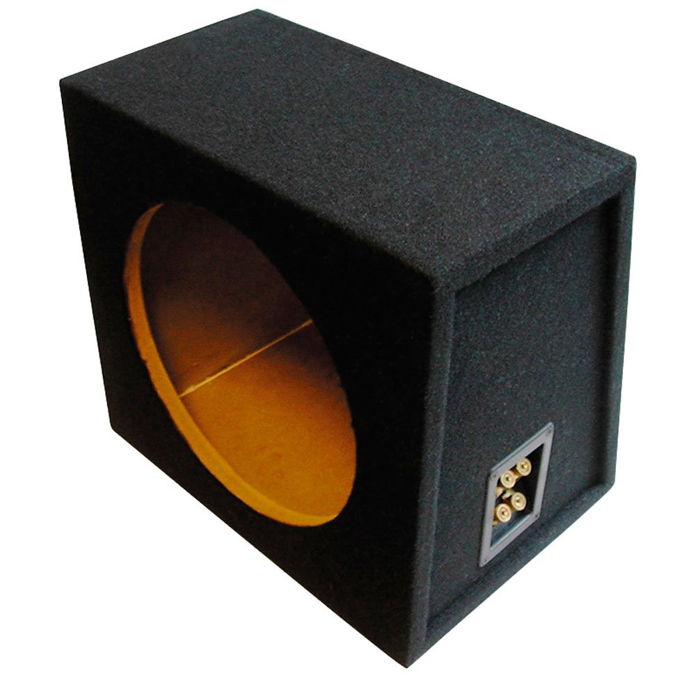 Necom MDF Subwoofer-Gehäuse 15-inch/38cm 2X Anschluss