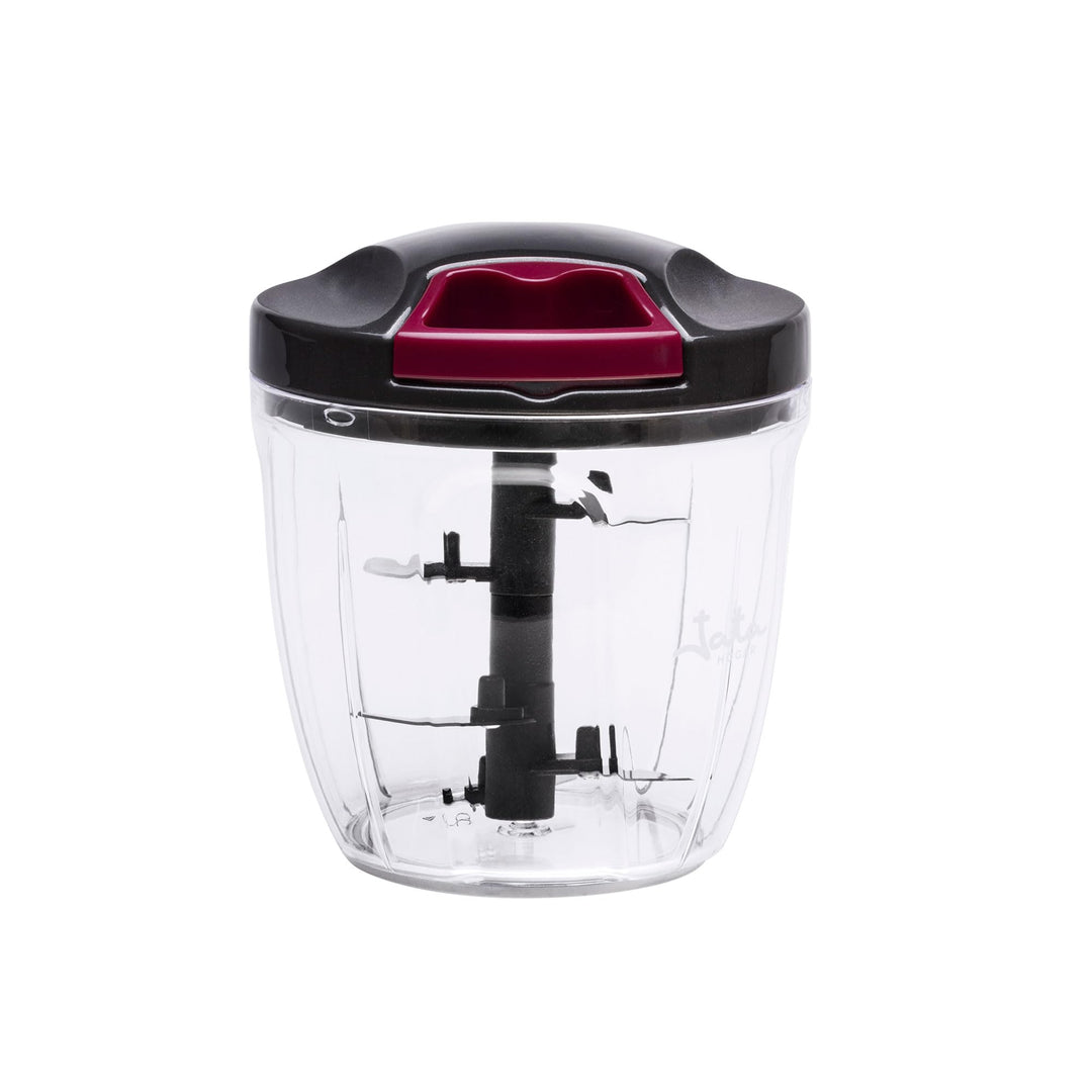 JATA Home HMAQ4506 Manueller Zerkleinerer mit Seil für alle Arten von Lebensmitteln, 4 Schnitthöhen,