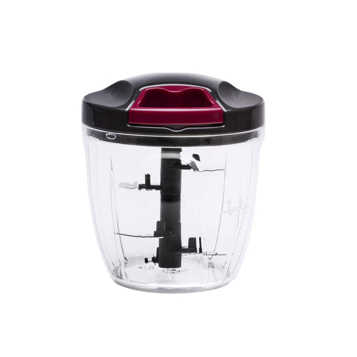 JATA Home HMAQ4506 Manueller Zerkleinerer mit Seil für alle Arten von Lebensmitteln, 4 Schnitthöhen,
