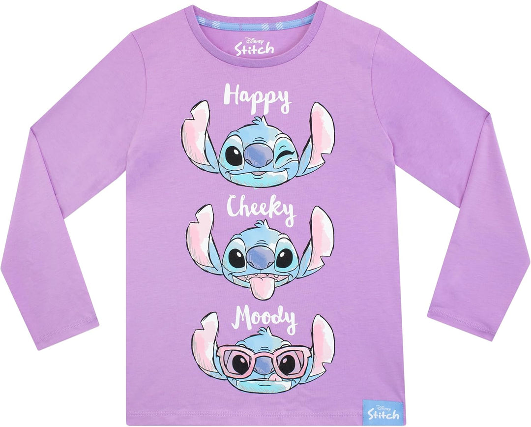 Disney Mädchen Schlafanzug Lilo und Stitch 134 Lila, 134 Lila