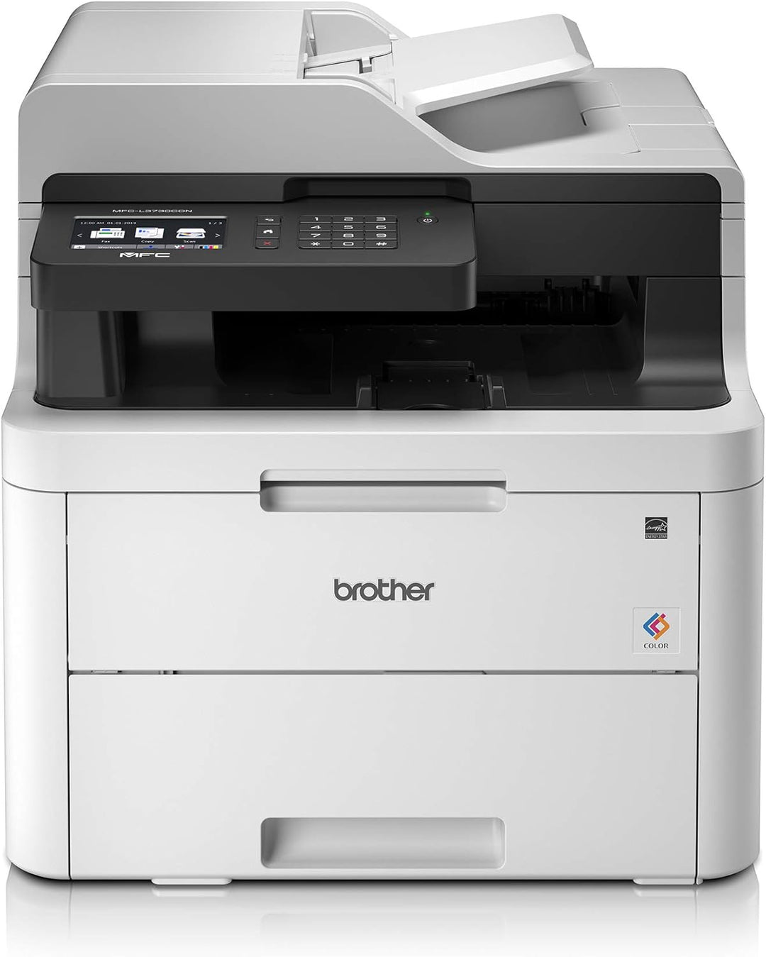 Brother MFC-L3730CDN Kompaktes 4-in-1 Farb-Multifunktionsgerät (18 Seiten/Min.) weiss 18 Seiten/Min.