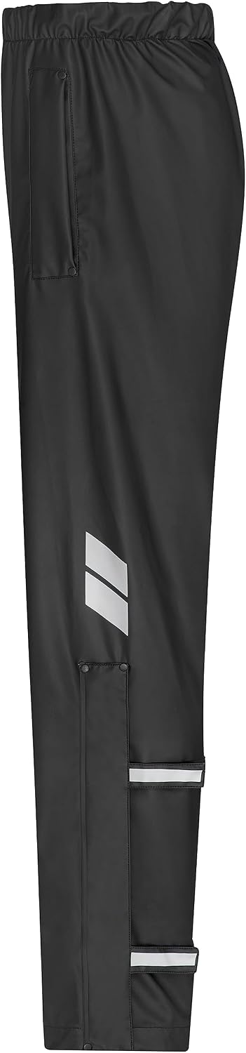 James &amp; Nicholson Workwear Regenhose - Praktische Regenhose zum Überziehen 64 Schwarz, 64 Schwarz