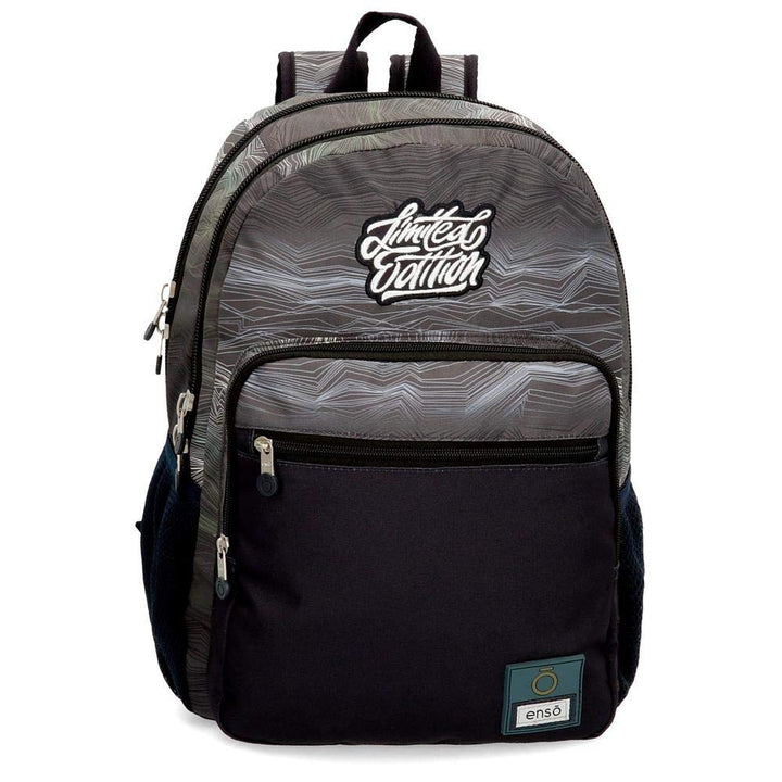 Enso Graffiti Doppelfach-Rucksack An Trolley anpassbar Mehrfarbig 32x44x17 cms Polyester 20.13L Adap