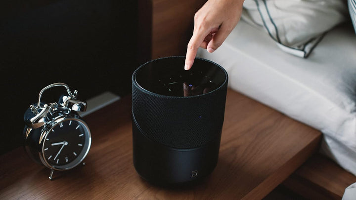 Bluesound Pulse M Omni-Hybrid kabelloser Musikstreaming-Lautsprecher mit Bluetooth - Schwarz - kompa