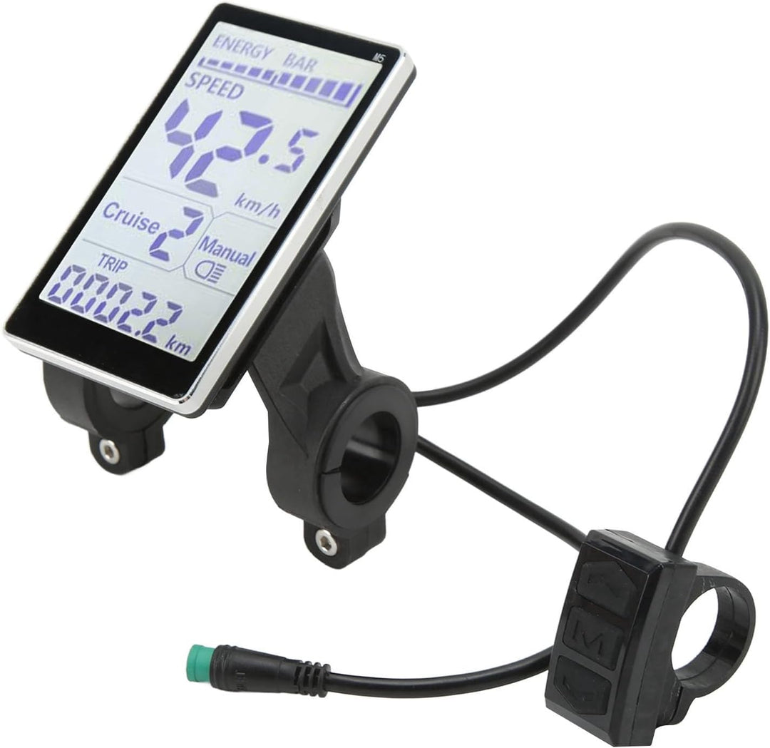 Wasserdichtes LCD Display 24V-60V M5 Panel für 31,8/22,2mm Fahrräder &amp; E-Scooter Ersatzcomputer mit