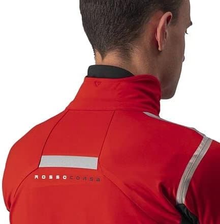 CASTELLI Herren Alpha Ros 2 Jacket Jacket L RED/SILVER REFLEX-DARK GRAY, L RED/SILVER REFLEX-DARK GR