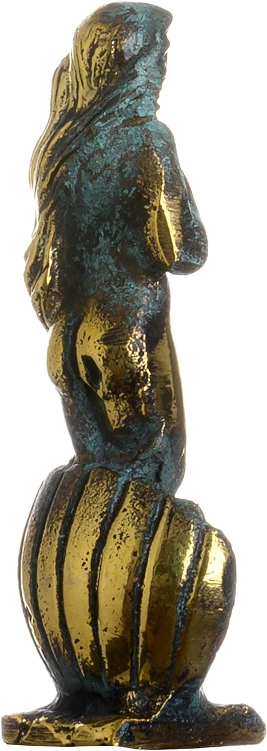Rising Venus Aphrodite Zeus Tochter griechische Göttin massiv Bronze 8 cm