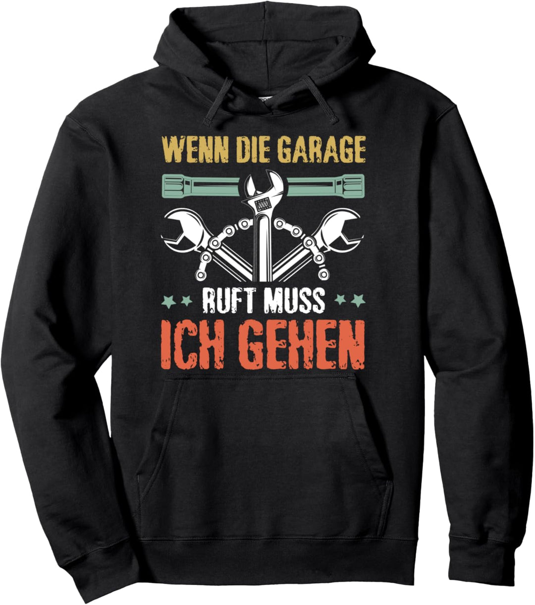 Lustiges Schrauber und Mechaniker Design für die Werkstatt Pullover Hoodie