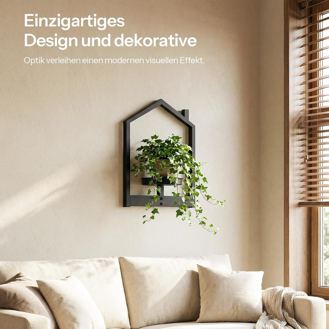 HOOBRO Wandbehang, Pflanzgefässe, Blumenständer Wandmontage, Wand Blumenständer mit Abnehmbarem Unte