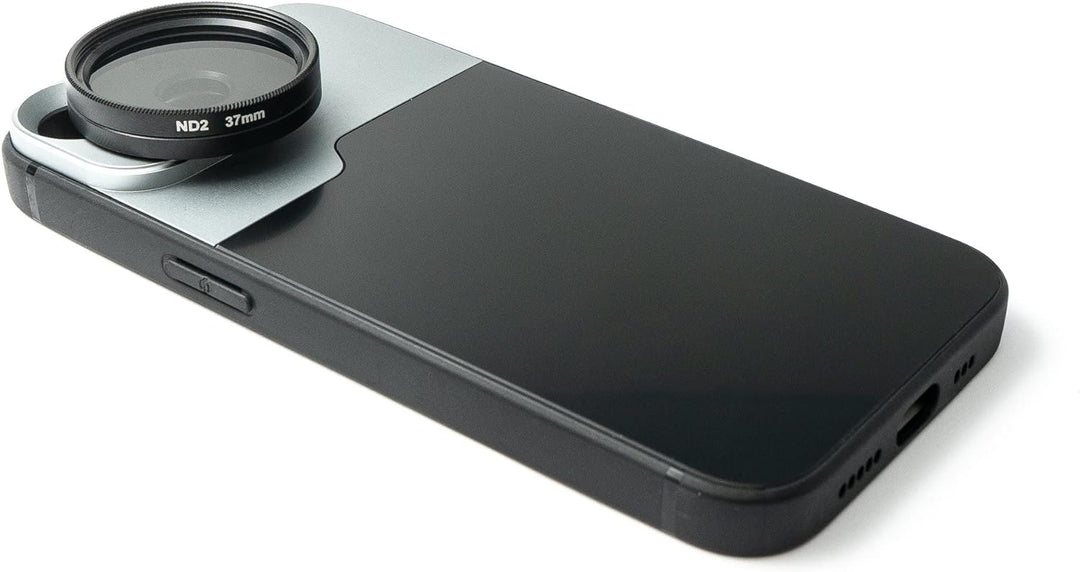 SYSTEM-S ND Filter Set 37 mm Neutraldichte mit Hülle und Tasche für iPhone 13