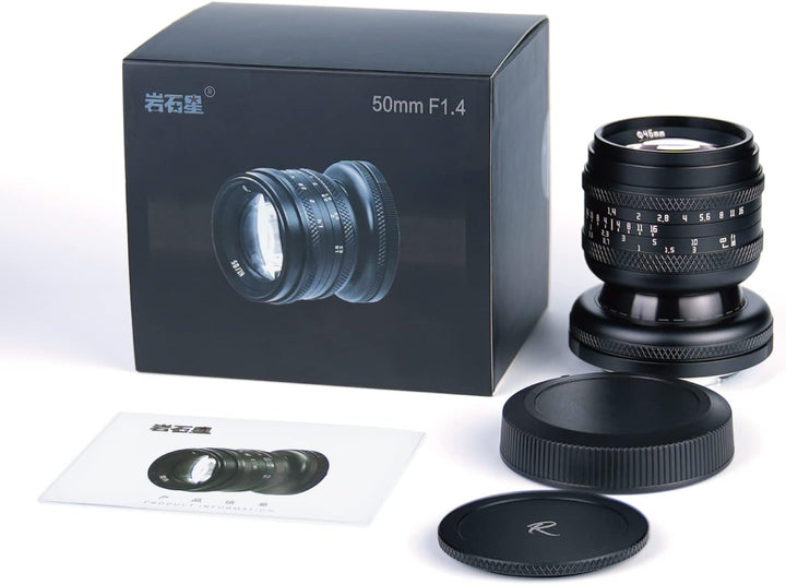AstrHori 50mm F1.4 Objektiv mit grosser Blende Full Frame Handbuch 2-in-1-Neigungsobjektiv Miniatur-