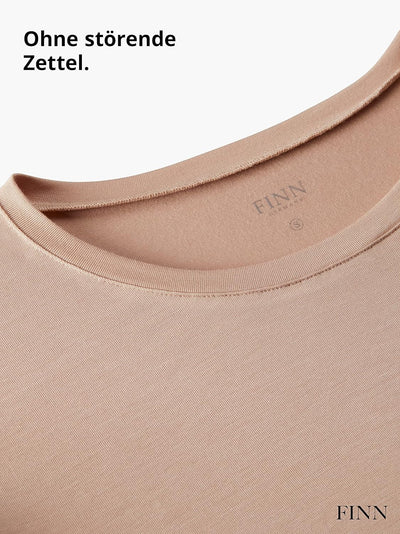 FINN Anti-Schweiss Shirt Herren mit Rundhals und integrierten Achselpads gegen Starkes Schwitzen - A