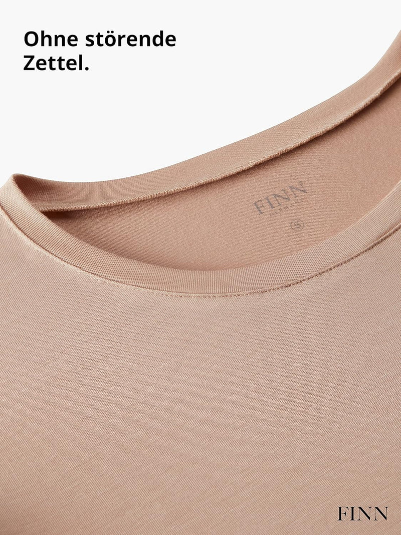 FINN Anti-Schweiss Shirt Herren mit Rundhals und integrierten Achselpads gegen Starkes Schwitzen - A