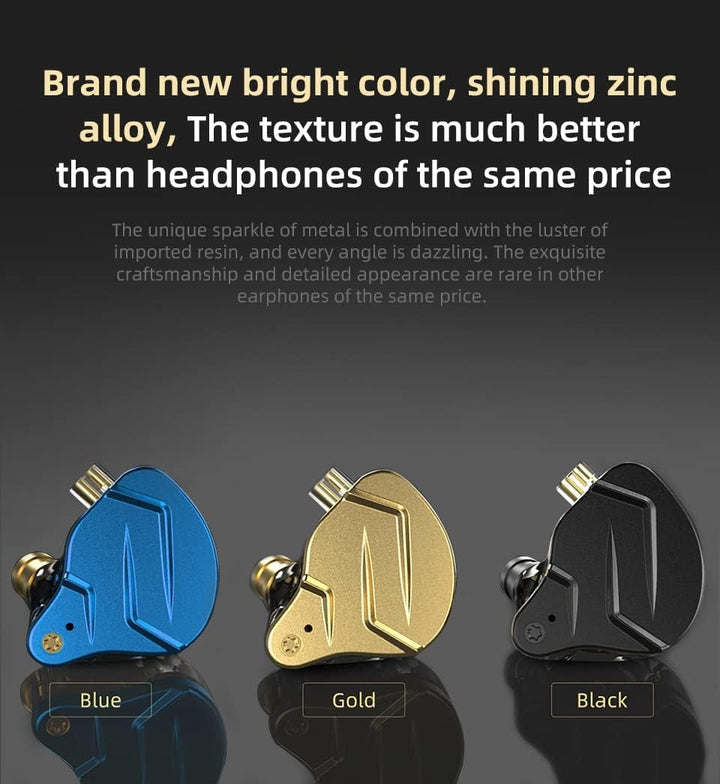 CCA KZ ZSN Pro X In Ear Kopfhörer 1BA 1DD Stereo Earbuds Kopfhörer HiFi Sport Gaming 3.5 mm Wagenheb